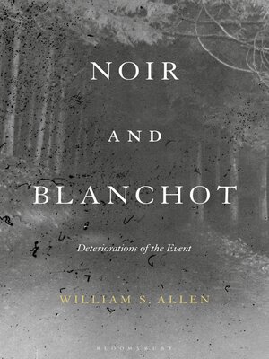 cover image of Noir and Blanchot